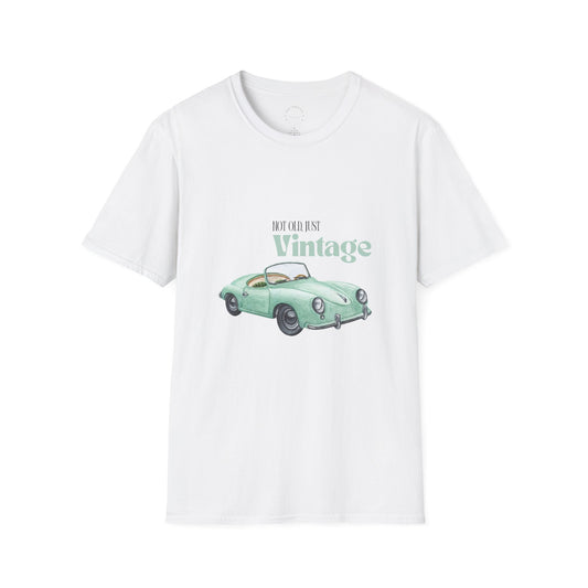 Vintage Car T-Shirt, Retro Style Tee, Gift for Car Lovers, Unisex Fashion Top, Casual Wear, Nostalgic Apparel