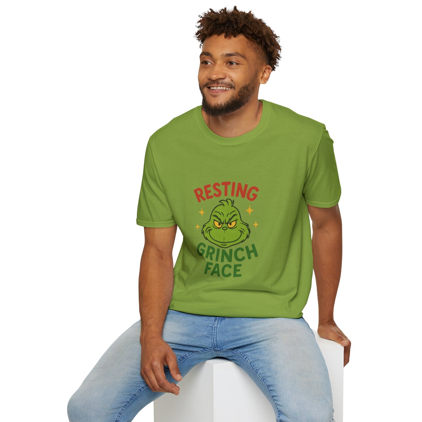 T-Shirt — Resting Grinch Face Holiday Shirt