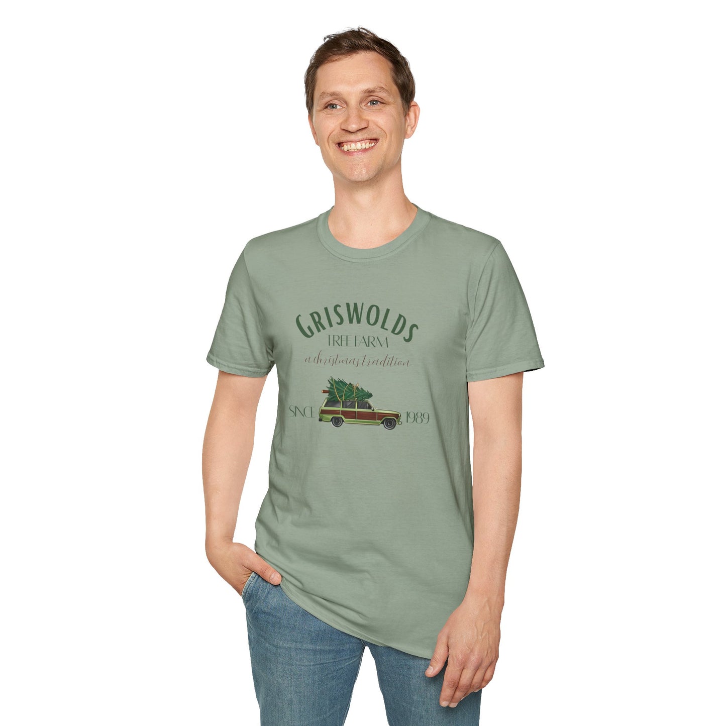 Griswolds Family Christmas T-Shirt — Vintage Station Wagon with Tree Holiday Tee