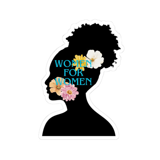 Empowering Women Kiss-Cut Sticker | Feminist Art, Laptop Decor, Inspirational Women's Day
