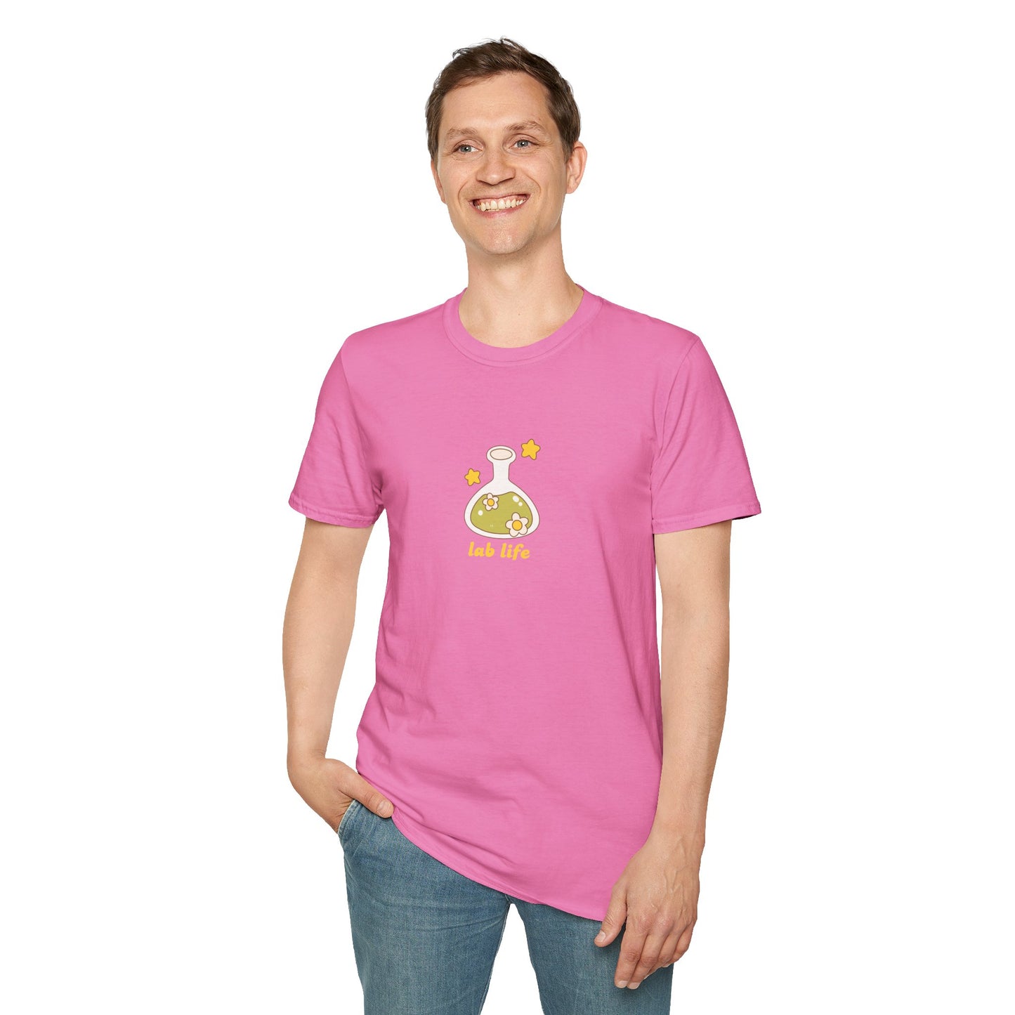 Lab Life Unisex T-Shirt, Science Tee, Gift for Chemists, Summer Casual Wear, Unique Laboratory Shirt, Fun Educational Apparel