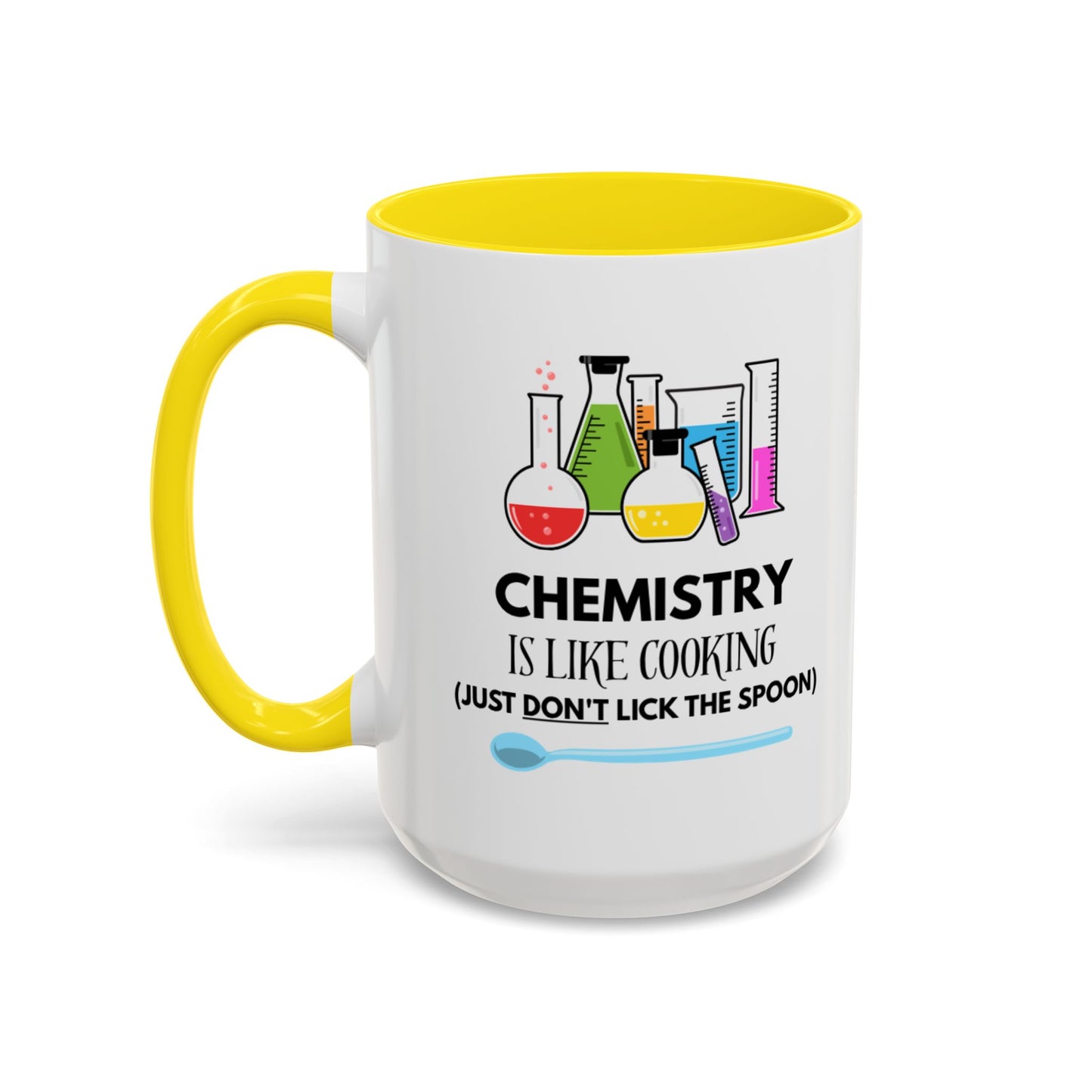 Chemistry-Themed Accent Coffee Mug for Science Lovers, Great Gift for Teachers, Lab Coats & Nerds, Perfect for Birthdays, Graduations [...]