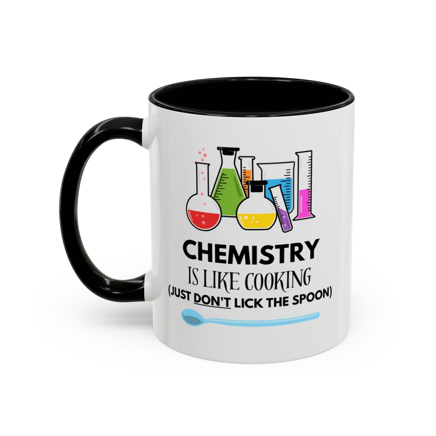 Chemistry-Themed Accent Coffee Mug for Science Lovers, Great Gift for Teachers, Lab Coats & Nerds, Perfect for Birthdays, Graduations [...]