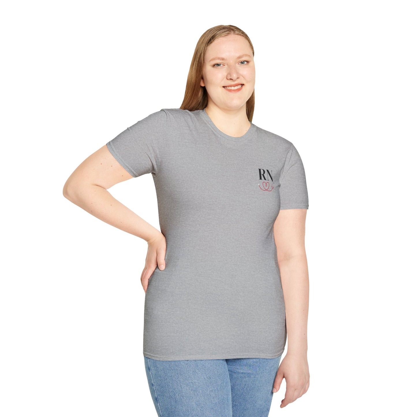 RN Saving Lives Unisex T-Shirt, RN Gift, Inspirational Tee, Gift for Healthcare Workers, Everyday Wear, Motivational Apparel