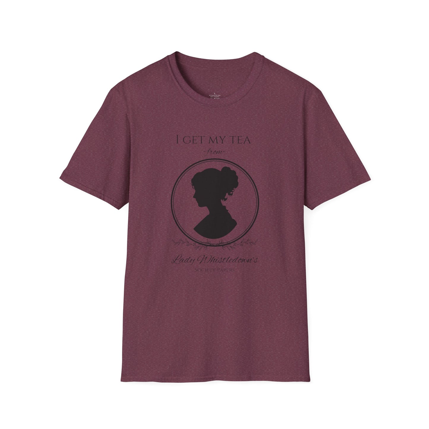 Bridgerton Inspired T-Shirt, Lady Whistledown, Tea Enthusiasts, Cute Casual Tee
