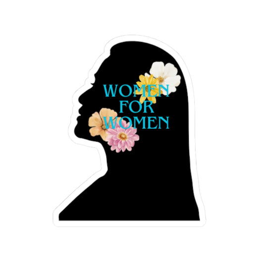 Empowering Women Kiss-Cut Sticker | Feminist Art, Laptop Decor, Inspirational Women's Day