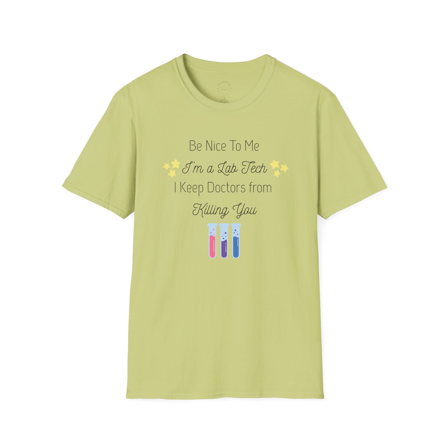 Lab Tech Survival T-Shirt, Softstyle Tees, Lab Humor Shirt, Healthcare Apparel, Cute T-Shirt