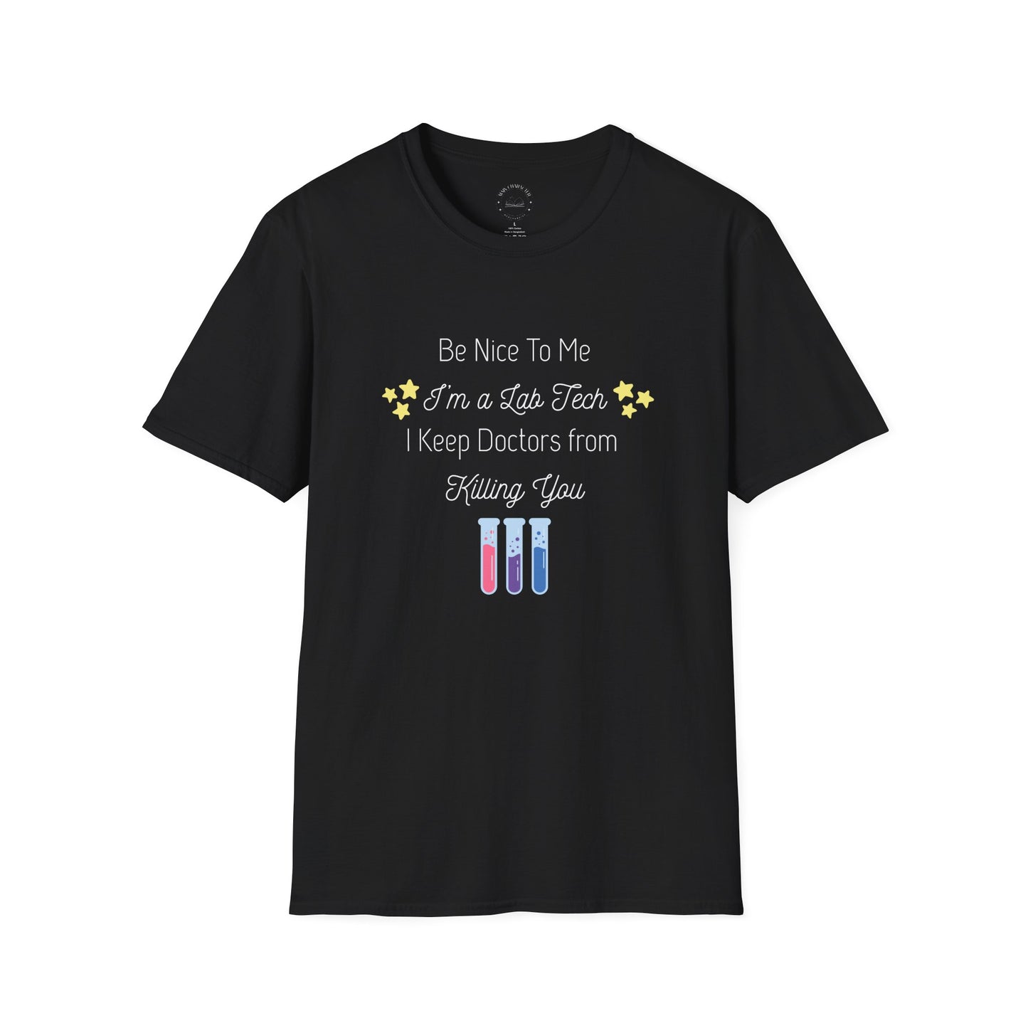 Lab Tech Survival T-Shirt, Softstyle Tees, Lab Humor Shirt, Healthcare Apparel, Cute T-Shirt