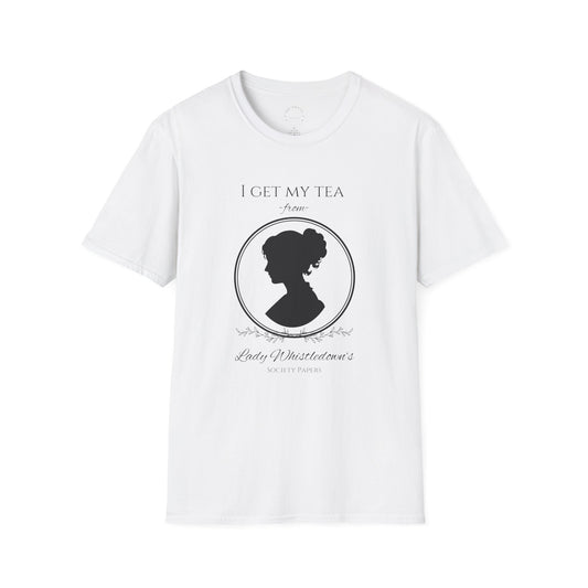 Bridgerton Inspired T-Shirt, Lady Whistledown, Tea Enthusiasts, Cute Casual Tee