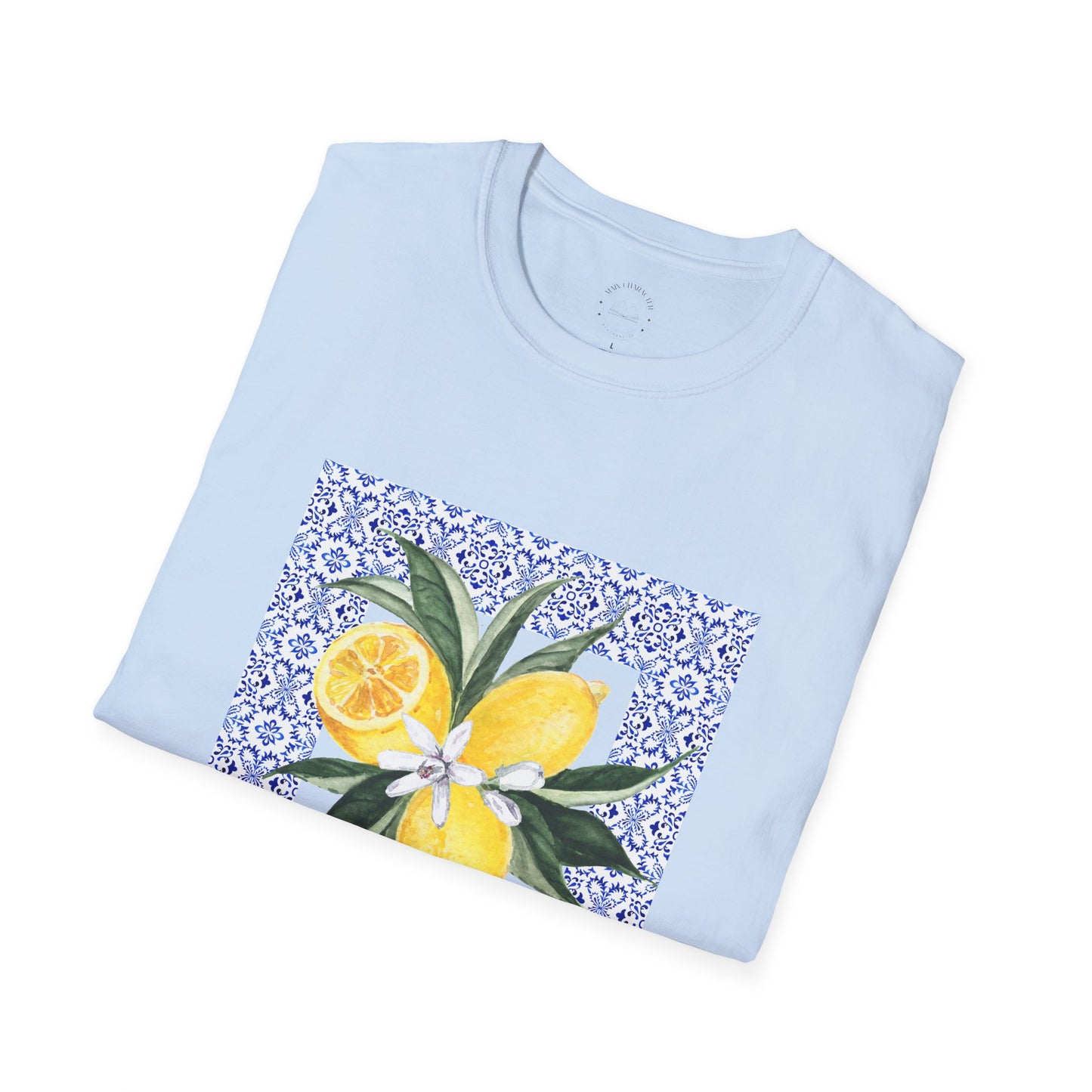 Amalfi Lemon Mosaic Tee | Summer Vibes | Perfect Gift for Friends, Casual Wear