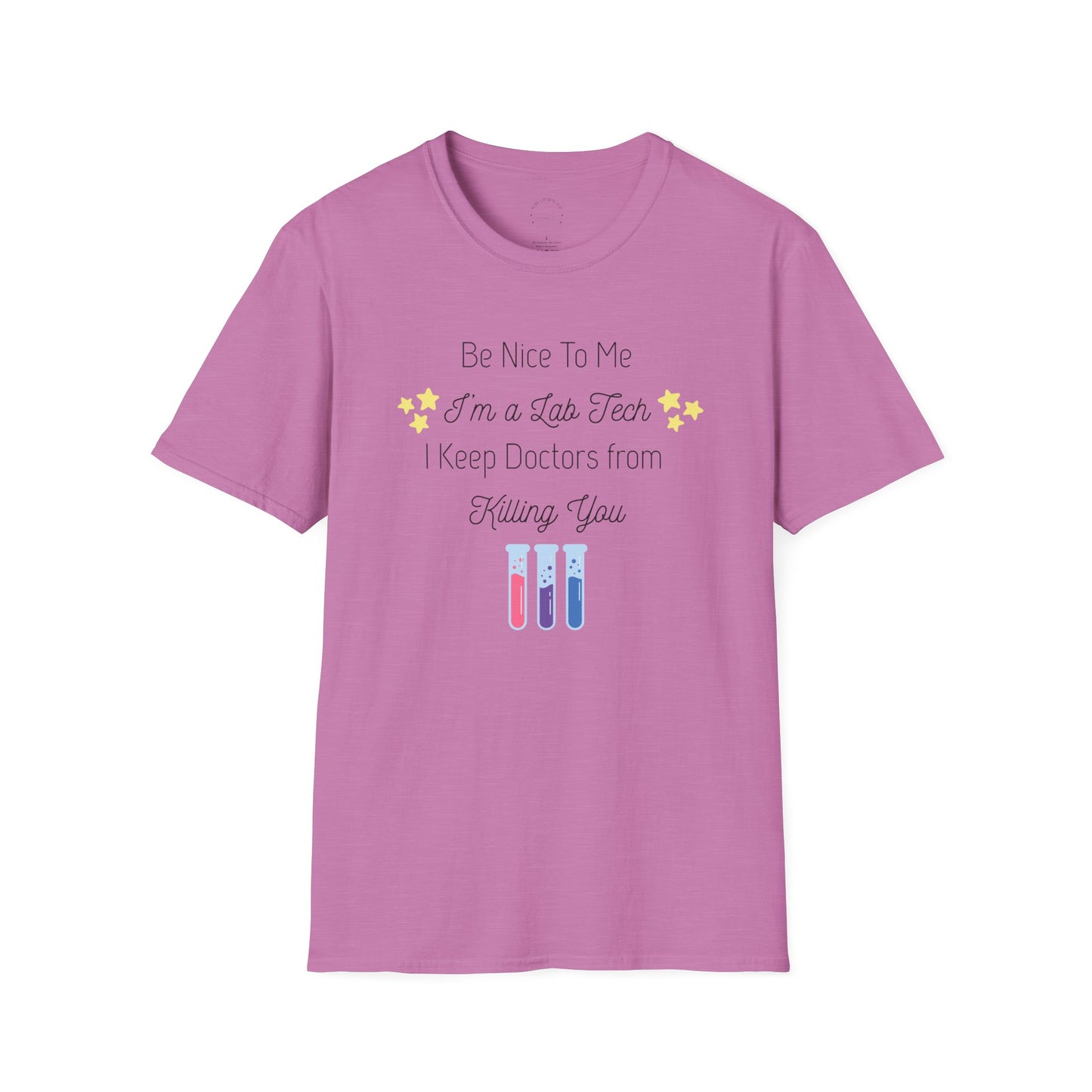 Lab Tech Survival T-Shirt, Softstyle Tees, Lab Humor Shirt, Healthcare Apparel, Cute T-Shirt