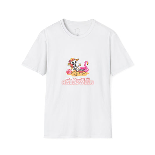 Summerween Skeleton T-Shirt, Fun Halloween Tee, Spooky Vibes Apparel