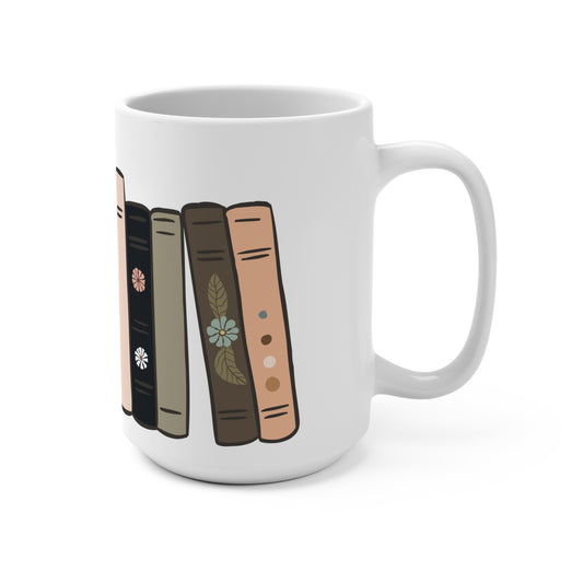 Book Lovers' Mug, Cozy Coffee Cup, Literary Gift, Reading Accessory, Home Office Decor, Perfect for Bookworms