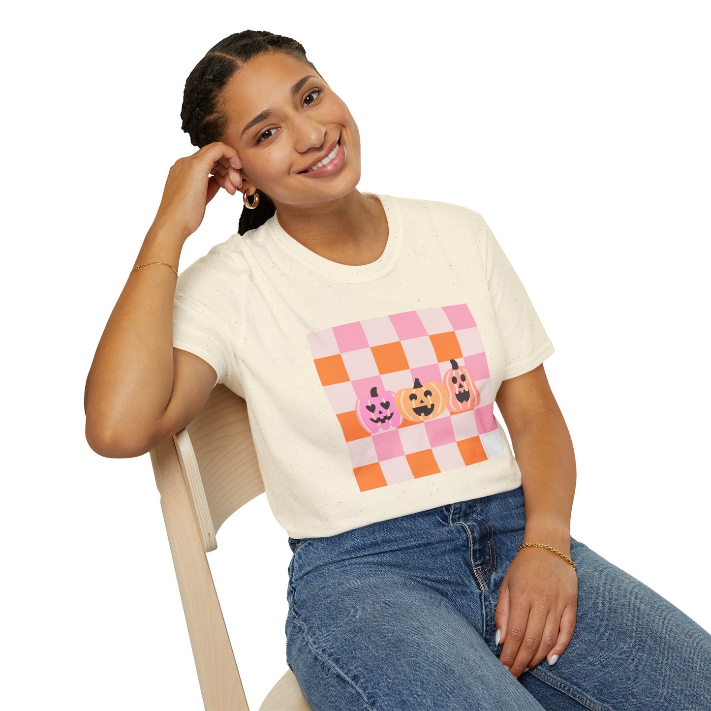 Spooky Sweet Jack-O’-Lanterns T-Shirt, Fall Apparel, Seasonal Graphic Tee, Unisex Autumn Shirt, Halloween Party Outfit