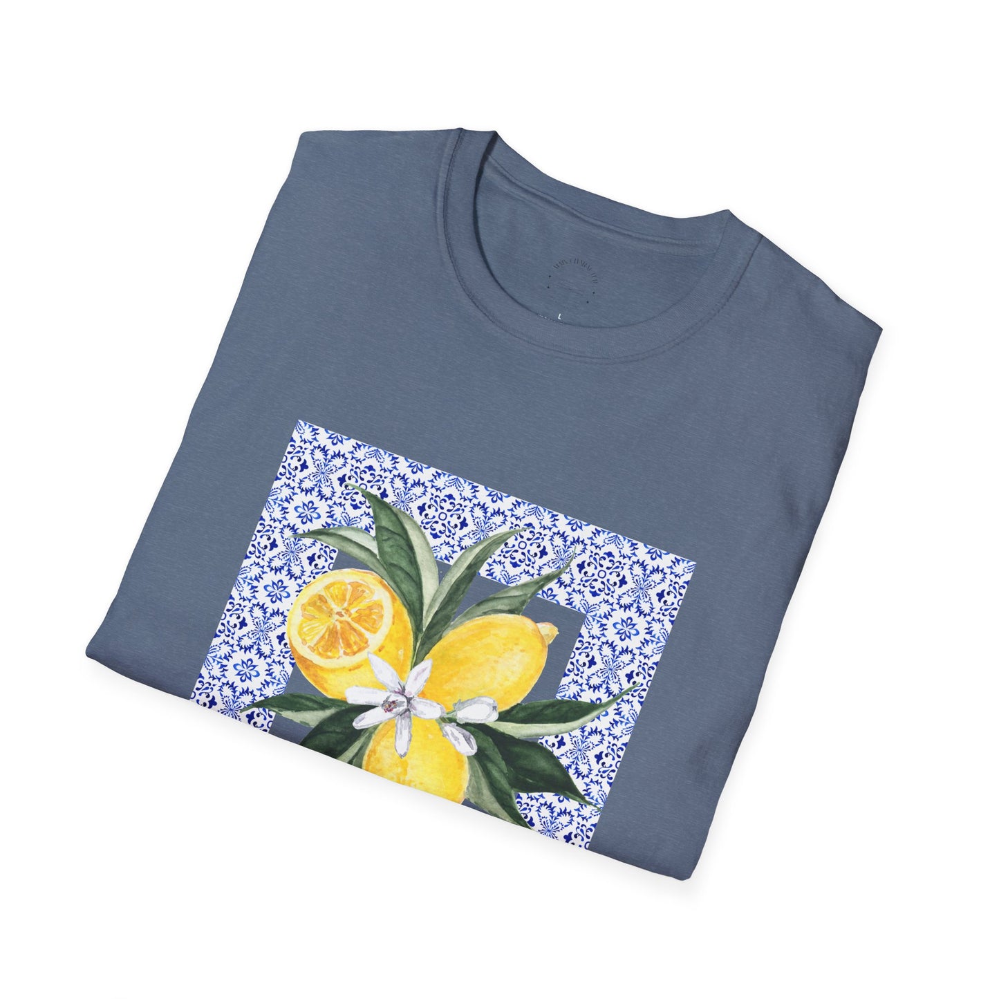 Amalfi Lemon Mosaic Tee | Summer Vibes | Perfect Gift for Friends, Casual Wear