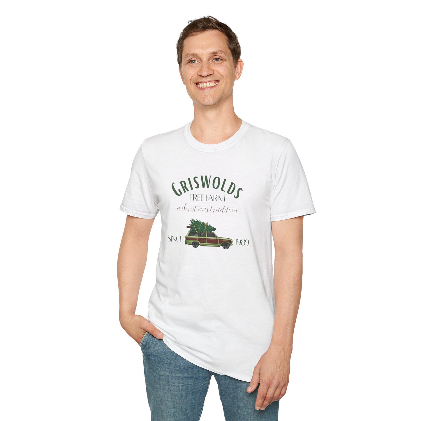 Griswolds Family Christmas T-Shirt — Vintage Station Wagon with Tree Holiday Tee
