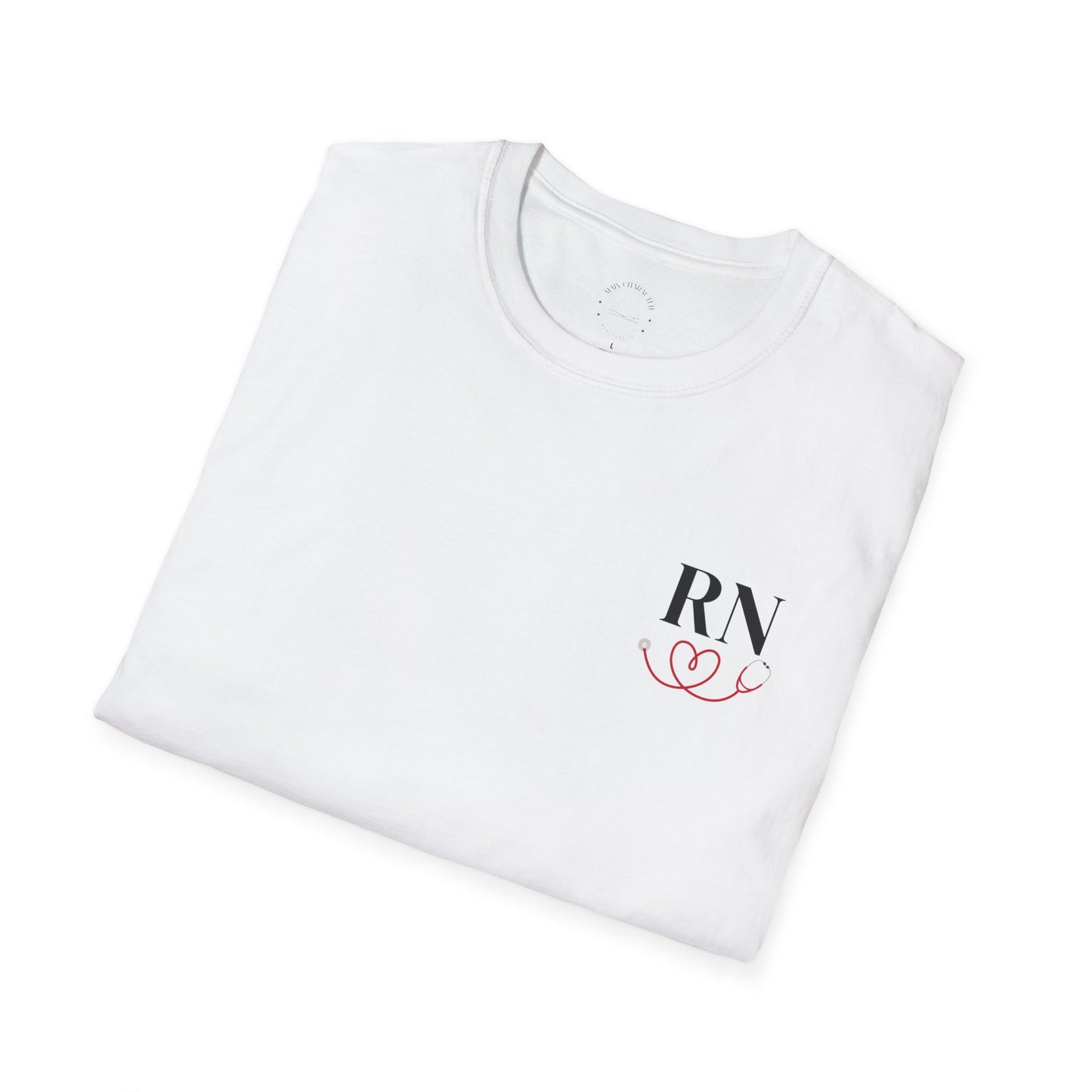 RN Saving Lives Unisex T-Shirt, RN Gift, Inspirational Tee, Gift for Healthcare Workers, Everyday Wear, Motivational Apparel