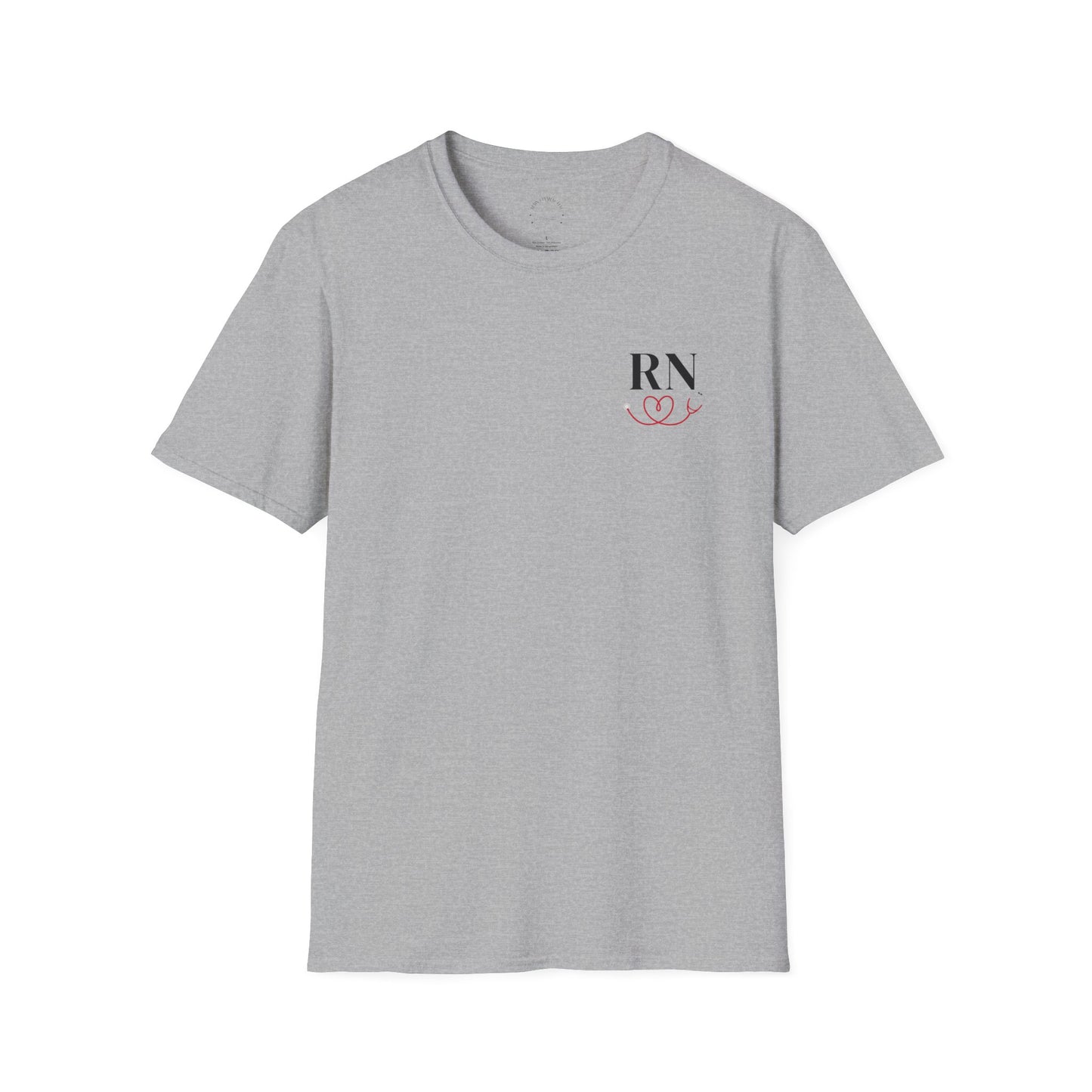 RN Saving Lives Unisex T-Shirt, RN Gift, Inspirational Tee, Gift for Healthcare Workers, Everyday Wear, Motivational Apparel