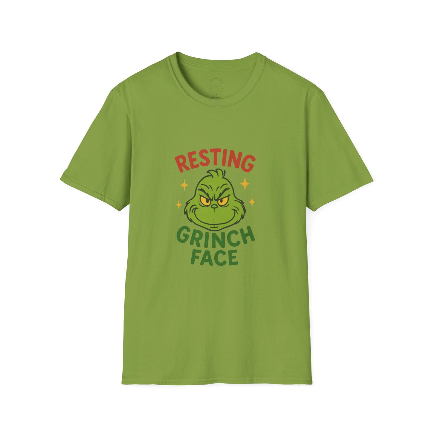 T-Shirt — Resting Grinch Face Holiday Shirt