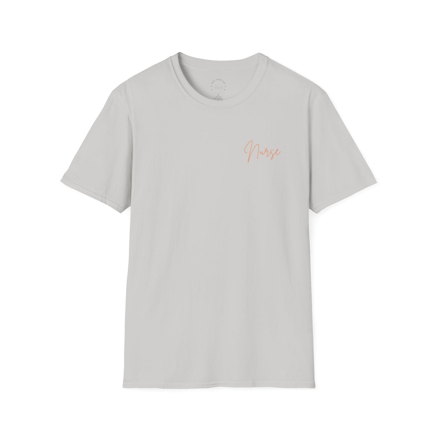 Floral Nurse T-Shirt, Botanical Graphic Tee, Casual Everyday Wear, Perfect for Spring