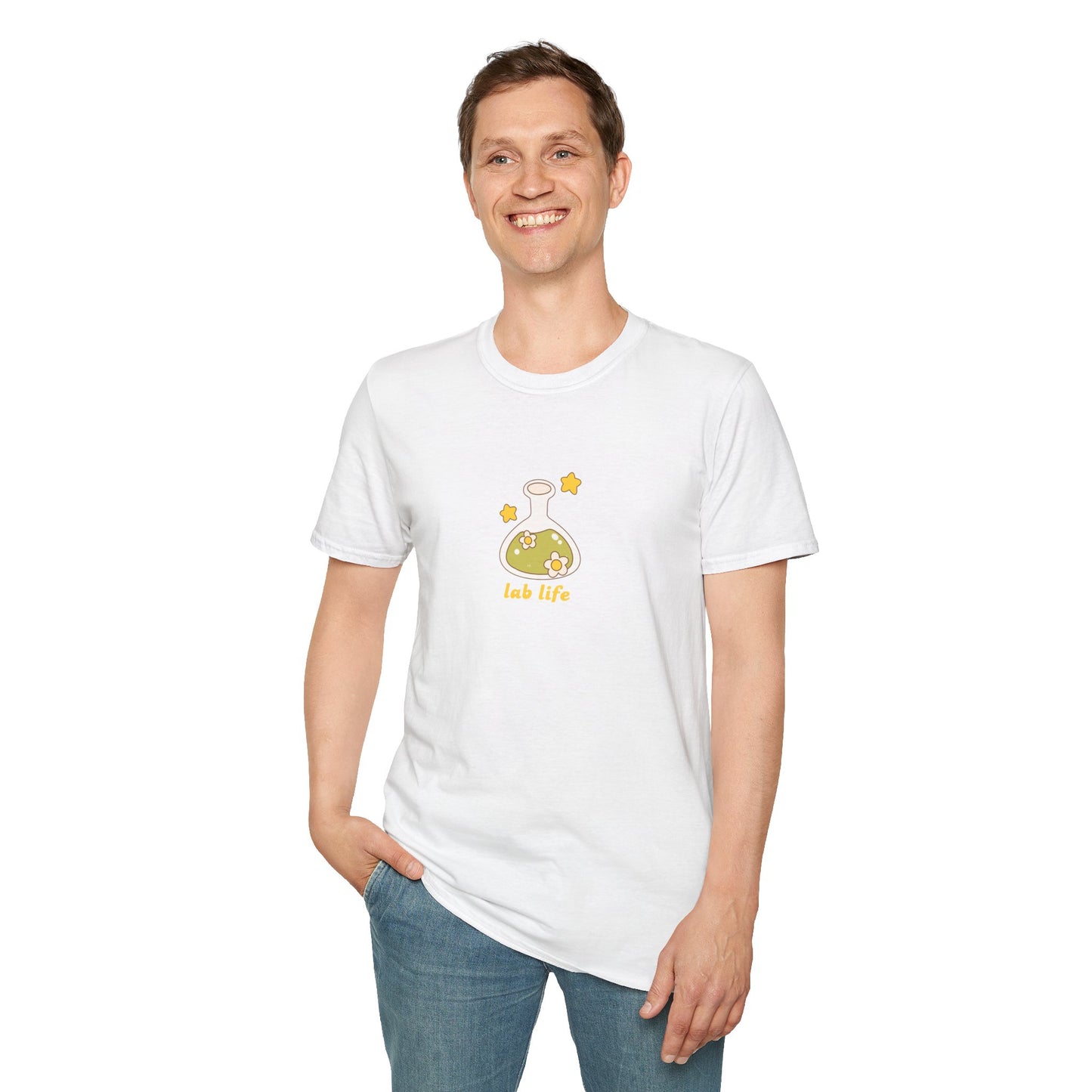 Lab Life Unisex T-Shirt, Science Tee, Gift for Chemists, Summer Casual Wear, Unique Laboratory Shirt, Fun Educational Apparel