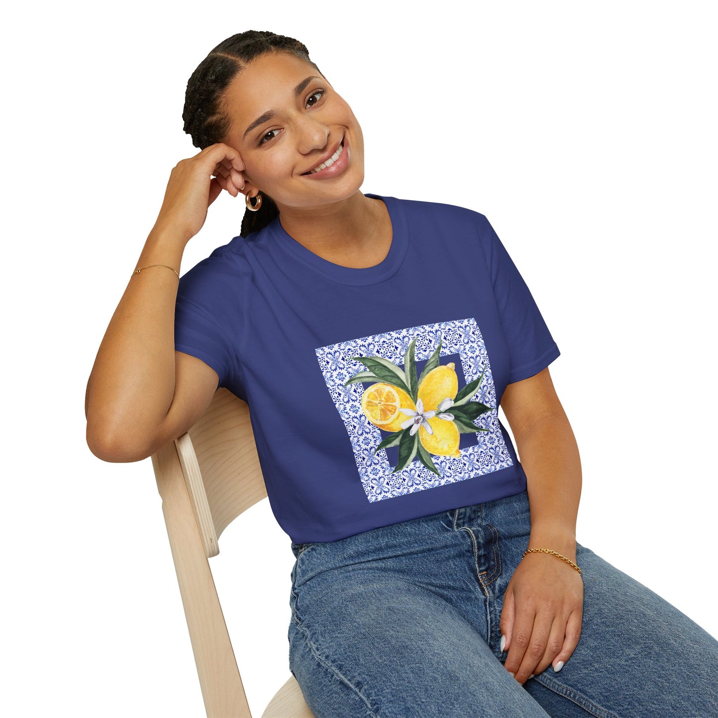 Amalfi Lemon Mosaic Tee | Summer Vibes | Perfect Gift for Friends, Casual Wear