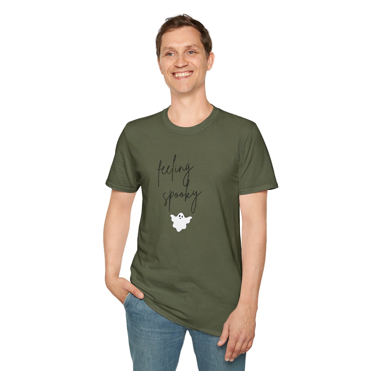 Feeling Spooky Unisex T-Shirt - Perfect for Halloween, Fall Fashion, Casual Wear, Cozy Outfits, Gift for Haunted Lovers