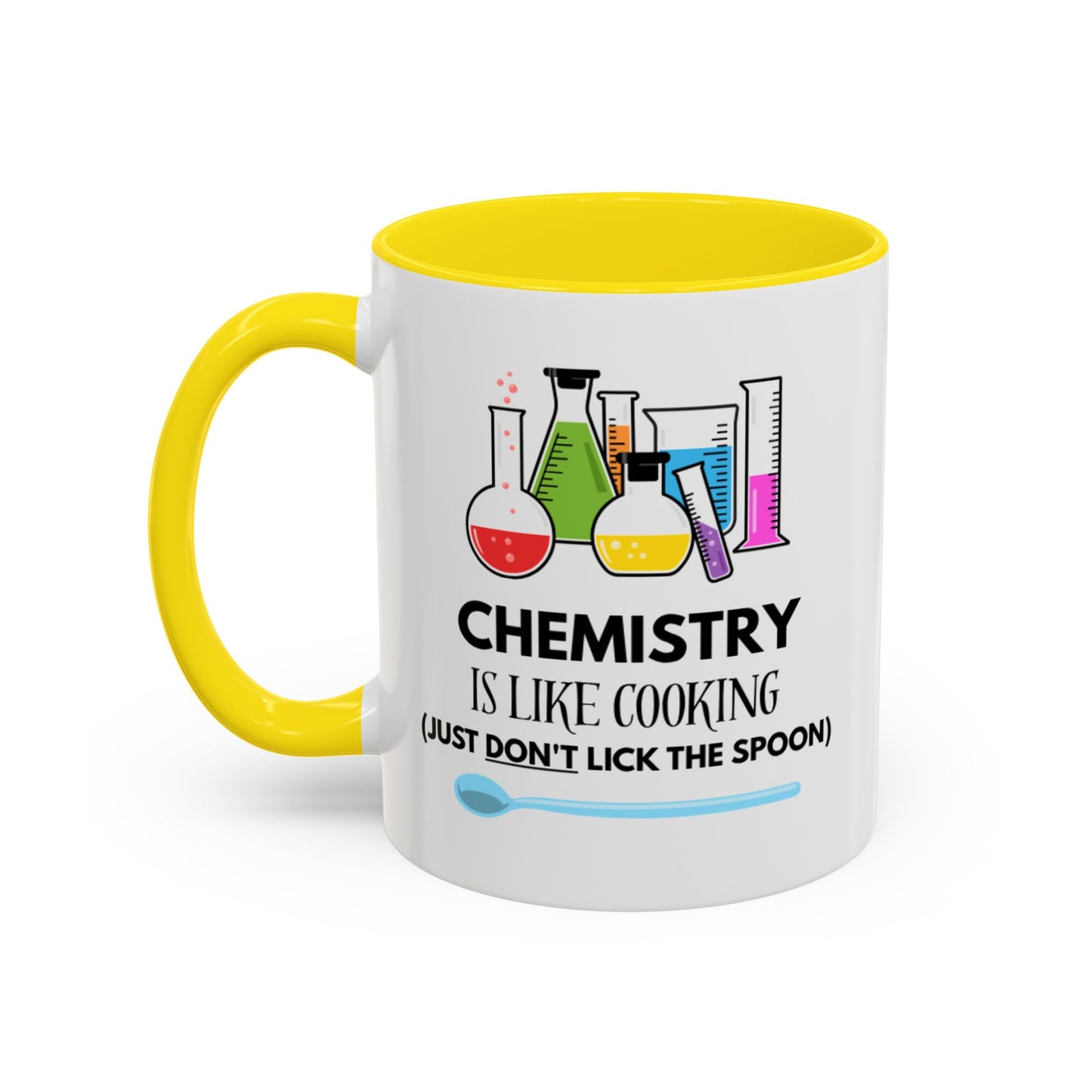 Chemistry-Themed Accent Coffee Mug for Science Lovers, Great Gift for Teachers, Lab Coats & Nerds, Perfect for Birthdays, Graduations [...]