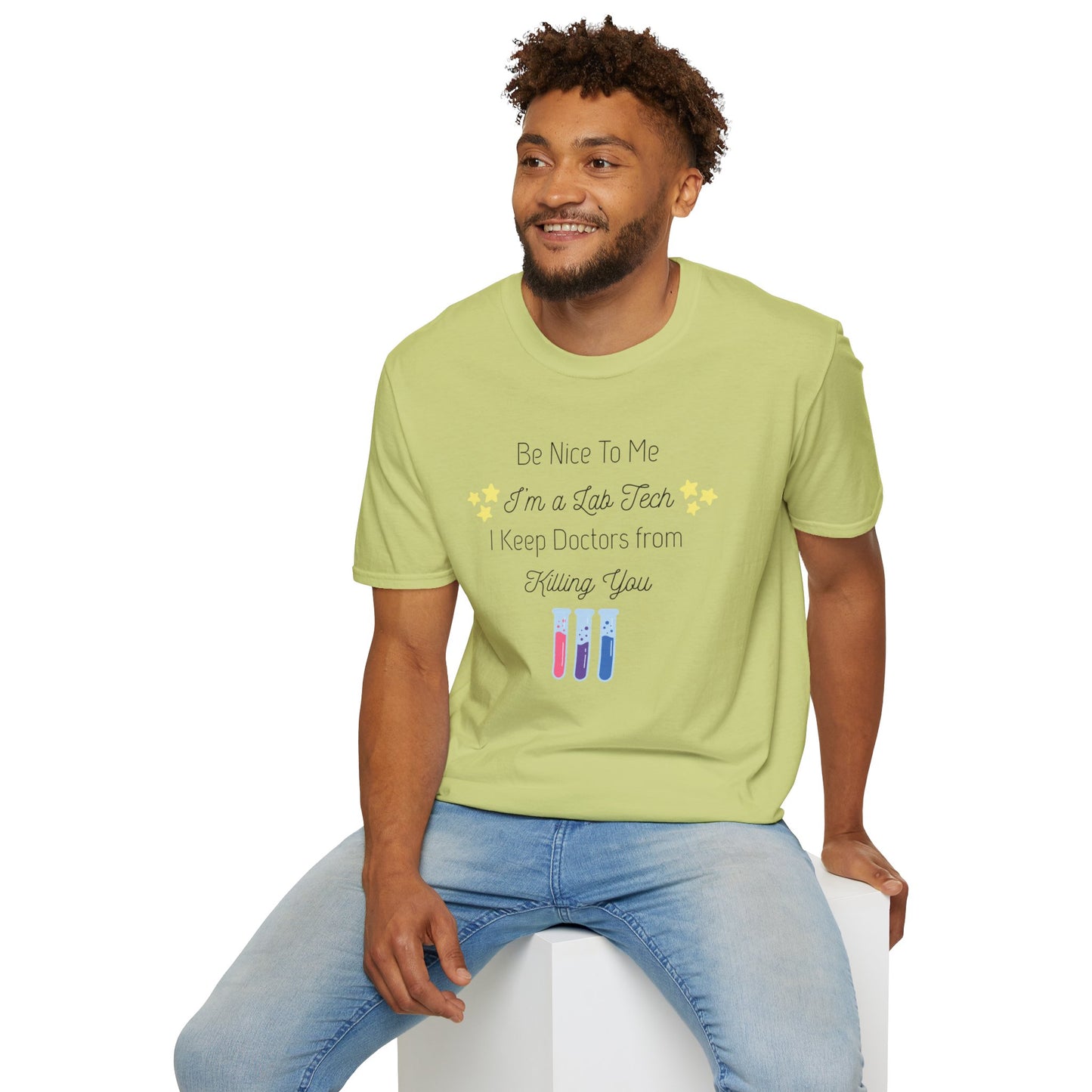 Lab Tech Survival T-Shirt, Softstyle Tees, Lab Humor Shirt, Healthcare Apparel, Cute T-Shirt