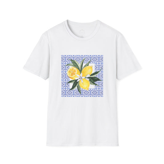 Amalfi Lemon Mosaic Tee | Summer Vibes | Perfect Gift for Friends, Casual Wear