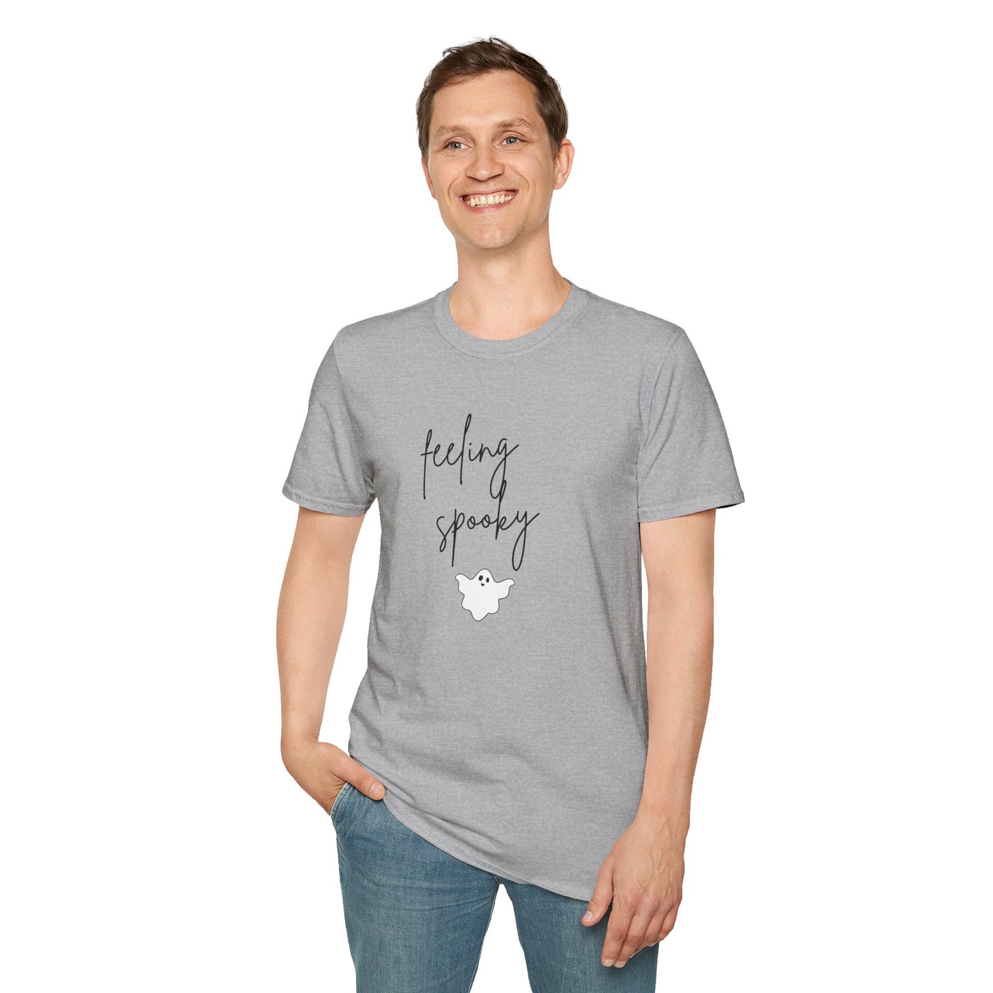 Feeling Spooky Unisex T-Shirt - Perfect for Halloween, Fall Fashion, Casual Wear, Cozy Outfits, Gift for Haunted Lovers