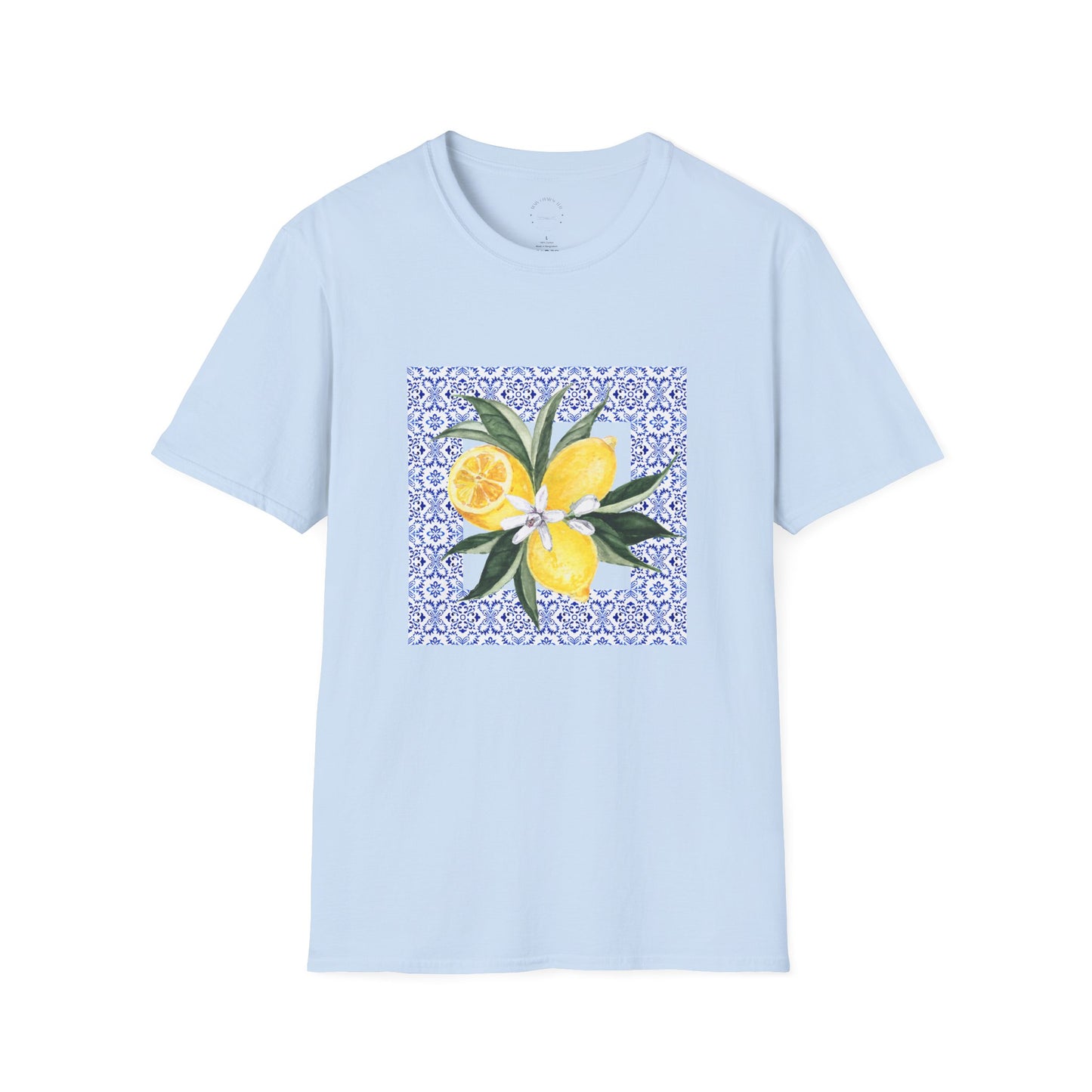 Amalfi Lemon Mosaic Tee | Summer Vibes | Perfect Gift for Friends, Casual Wear