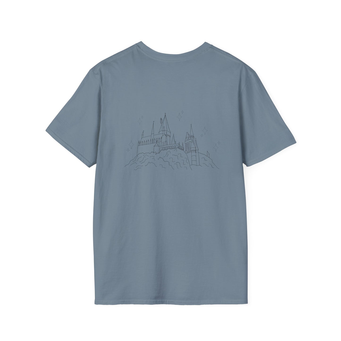 Hogwarts Unisex T-Shirt, Softstyle Tee for Casual Wear, Unique Graphic T-Shirt, Hogwarts Houses